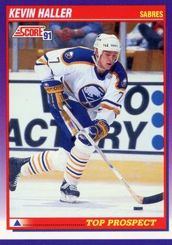 #386 Kevin Haller - Buffalo Sabres - 1991-92 Score American Hockey