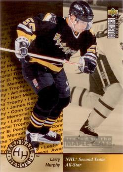 #386 Larry Murphy - Toronto Maple Leafs - 1995-96 Collector's Choice Hockey