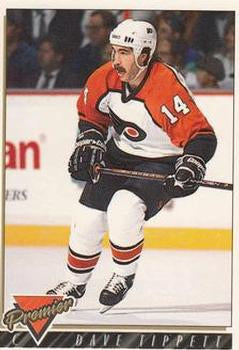 #387 Dave Tippett - Philadelphia Flyers - 1993-94 Topps Premier Hockey
