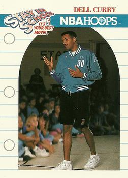 #387 Dell Curry - Charlotte Hornets - 1990-91 Hoops Basketball