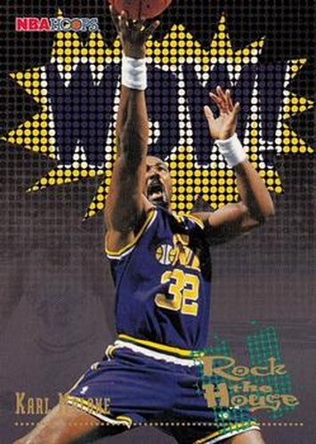 #387 Karl Malone - Utah Jazz - 1995-96 Hoops Basketball