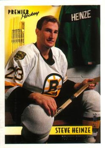 #387 Steve Heinze - Boston Bruins - 1994-95 O-Pee-Chee Premier Hockey