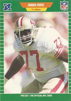 #387 Bubbaaris - San Francisco 49ers - 1989 Pro Set Football