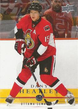 #387 Dany Heatley - Ottawa Senators - 2008-09 Upper Deck Hockey