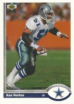 #387 Ken Norton - Dallas Cowboys - 1991 Upper Deck Football