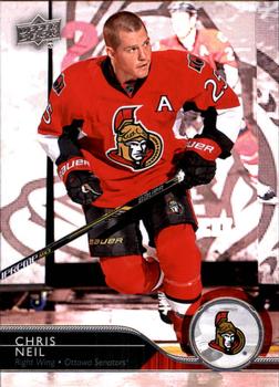 #387 Chris Neil - Ottawa Senators - 2014-15 Upper Deck Hockey