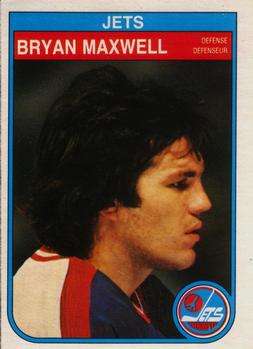 #387 Bryan Maxwell - Winnipeg Jets - 1982-83 O-Pee-Chee Hockey