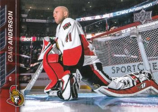 #387 Craig Anderson - Ottawa Senators - 2015-16 Upper Deck Hockey