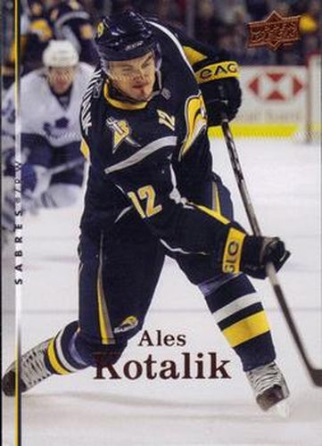 #387 Ales Kotalik - Buffalo Sabres - 2007-08 Upper Deck Hockey
