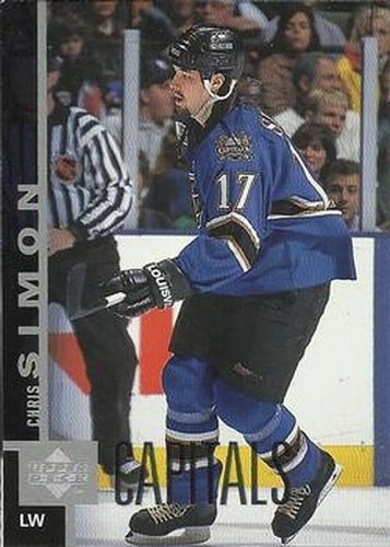 #387 Chris Simon - Washington Capitals - 1997-98 Upper Deck Hockey