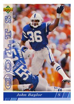 #387 John Baylor - Indianapolis Colts - 1993 Upper Deck Football
