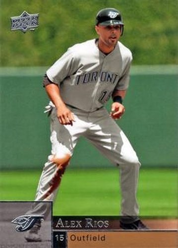 #387 Alex Rios - Toronto Blue Jays - 2009 Upper Deck Baseball
