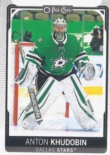 #387 Anton Khudobin - Dallas Stars - 2021-22 O-Pee-Chee Hockey