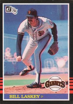 #387 Bill Laskey - San Francisco Giants - 1985 Donruss Baseball