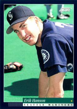 #387 Erik Hanson - Seattle Mariners -1994 Score Baseball