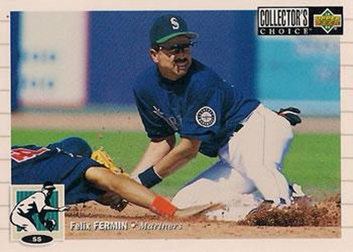 #387 Felix Fermin - Seattle Mariners - 1994 Collector's Choice Baseball