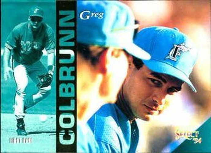 #387 Greg Colbrunn - Florida Marlins - 1994 Select Baseball