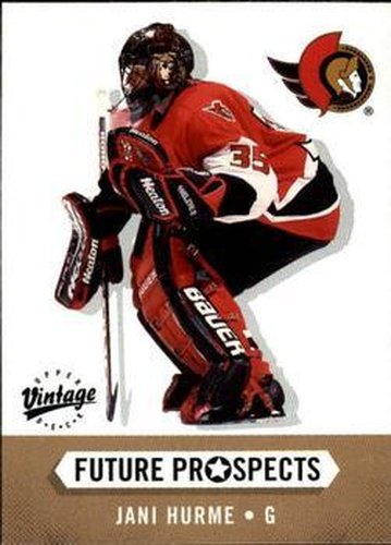 #387 Jani Hurme - Ottawa Senators - 2000-01 Upper Deck Vintage Hockey