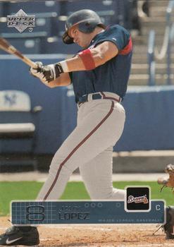 #387 Javy Lopez - Atlanta Braves - 2003 Upper Deck Baseball