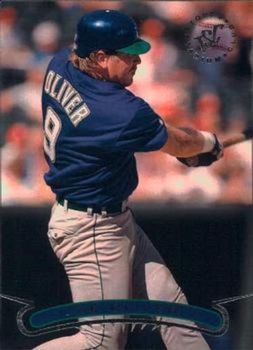 #387 Joe Oliver - Milwaukee Brewers - 1996 Stadium Club Baseball