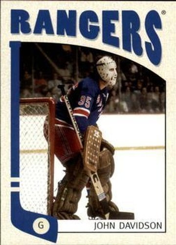 #387 John Davidson - New York Rangers - 2004-05 In The Game Franchises US East Hockey