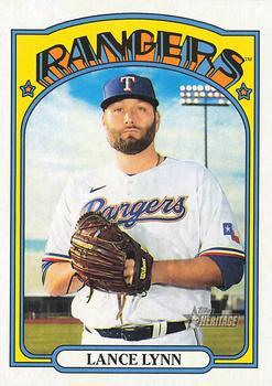#387 Lance Lynn - Texas Rangers - 2021 Topps Heritage Baseball