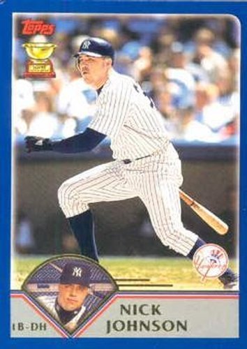 #387 Nick Johnson - New York Yankees - 2003 Topps Baseball