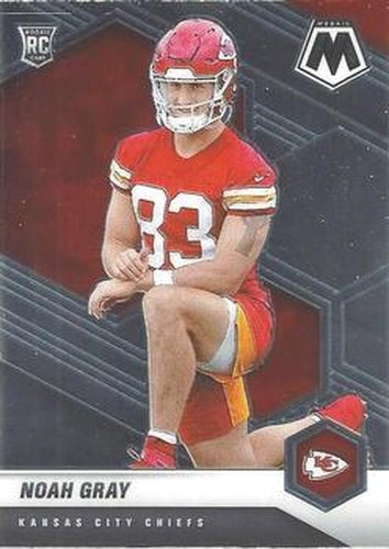 #387 Noah Gray - Kansas City Chiefs - 2021 Panini Mosaic Football