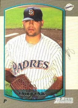 #387 Omar Ortiz - San Diego Padres - 2000 Bowman Baseball