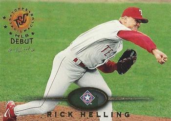 #387 Rick Helling - Texas Rangers - 1995 Stadium Club Baseball