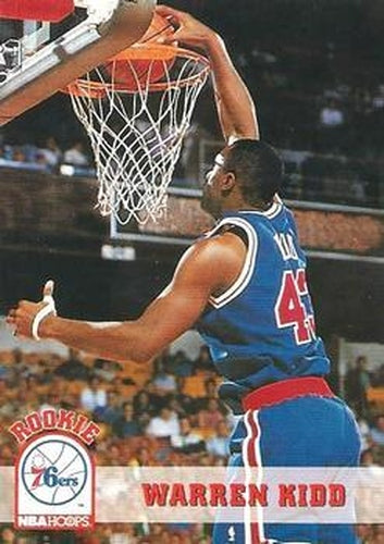 #387 Warren Kidd - Philadelphia 76ers - 1993-94 Hoops Basketball