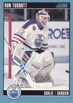 #387 Ron Tugnutt - Edmonton Oilers - 1992-93 Score Canadian Hockey