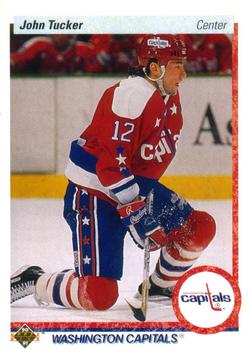 #387 John Tucker - Washington Capitals - 1990-91 Upper Deck Hockey