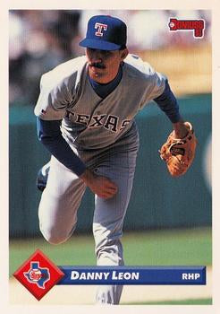 #387 Danny Leon - Texas Rangers - 1993 Donruss Baseball