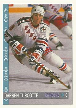#387 Darren Turcotte - New York Rangers - 1992-93 O-Pee-Chee Hockey
