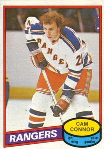#387 Cam Connor - New York Rangers - 1980-81 O-Pee-Chee Hockey