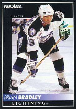 #387 Brian Bradley - Tampa Bay Lightning - 1992-93 Pinnacle Canadian Hockey