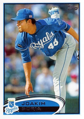 #387 Joakim Soria - Kansas City Royals - 2012 Topps Baseball