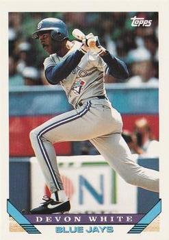 #387 Devon White - Toronto Blue Jays - 1993 Topps Baseball