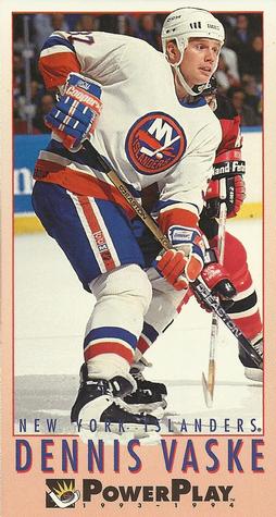 #387 Dennis Vaske - New York Islanders - 1993-94 Fleer PowerPlay Hockey