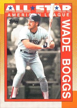 #387 Wade Boggs - Boston Red Sox - 1990 O-Pee-Chee Baseball