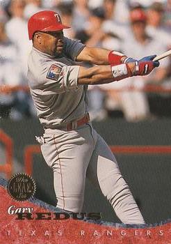 #387 Gary Redus - Texas Rangers - 1994 Leaf Baseball