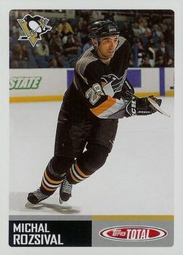 #387 Michal Rozsival - Pittsburgh Penguins - 2002-03 Topps Total Hockey