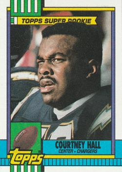 #388 Courtney Hall - San Diego Chargers - 1990 Topps Football