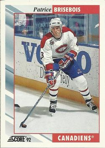 #388 Patrice Brisebois - Montreal Canadiens - 1992-93 Score USA Hockey