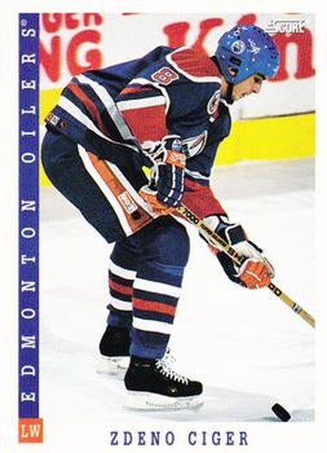 #388 Zdeno Ciger - Edmonton Oilers - 1993-94 Score Canadian Hockey
