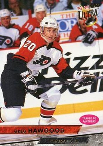 #388 Greg Hawgood - Philadelphia Flyers - 1993-94 Ultra Hockey