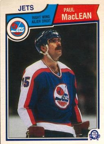 #388 Paul MacLean - Winnipeg Jets - 1983-84 O-Pee-Chee Hockey