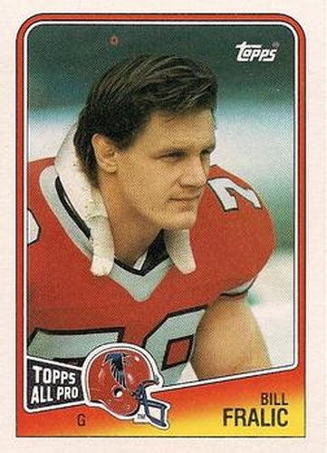 #388 Bill Fralic - Atlanta Falcons - 1988 Topps Football