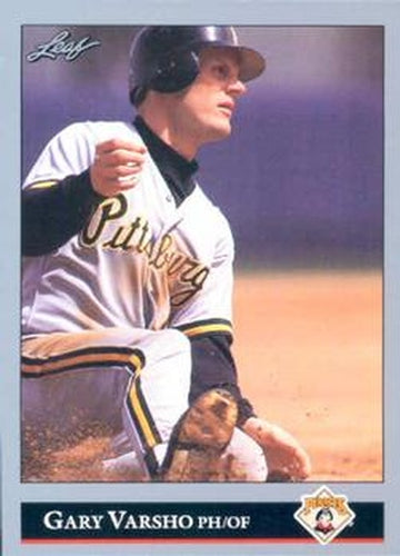 #388 Gary Varsho - Pittsburgh Pirates - 1992 Leaf Baseball